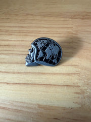 Black & Grey World Support Pin
