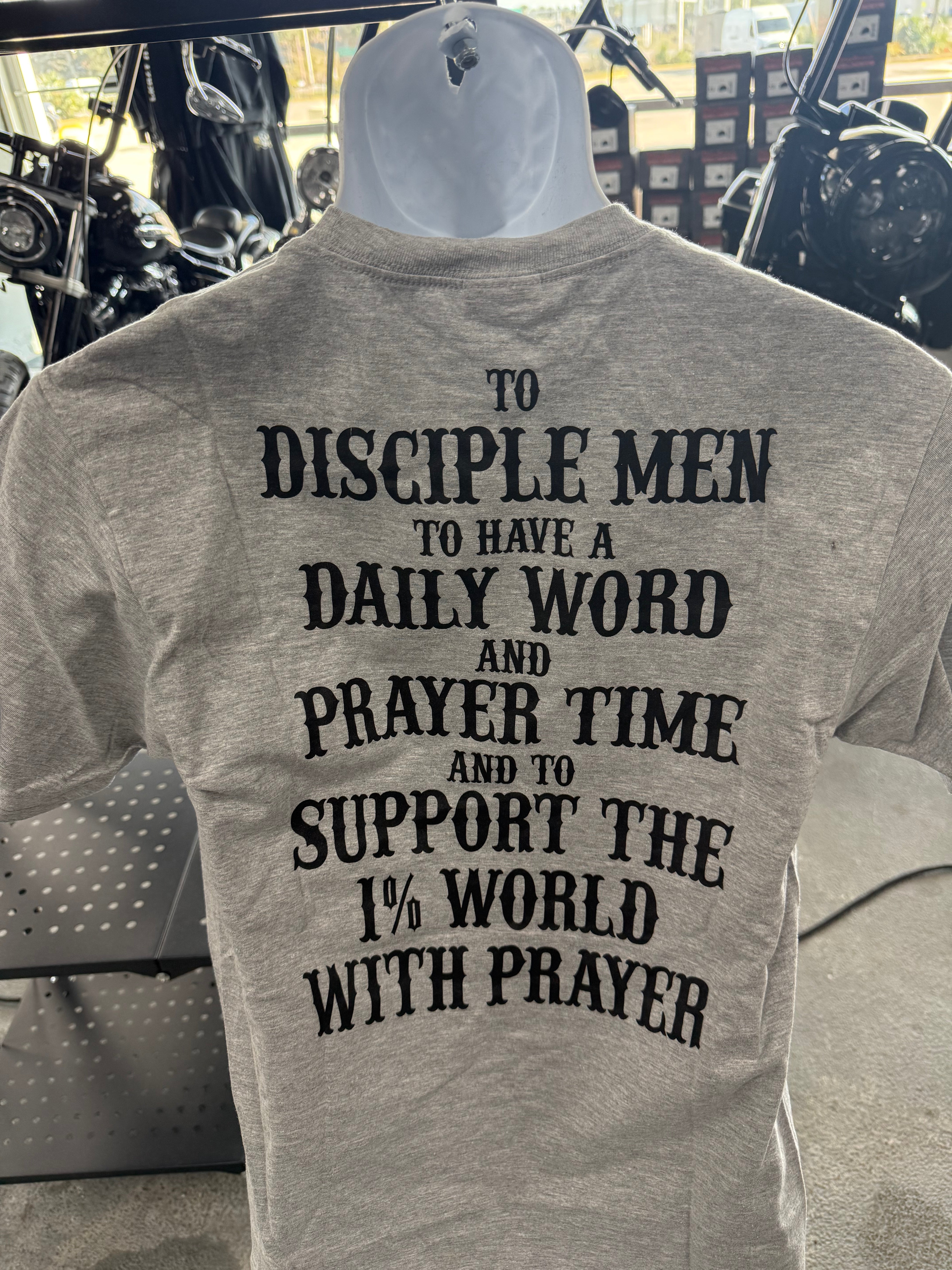 Support 888 Tee Shirt Grey