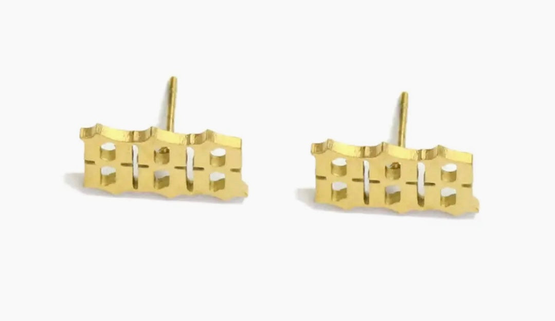 Ladies Support 888 Earrings and Necklaces