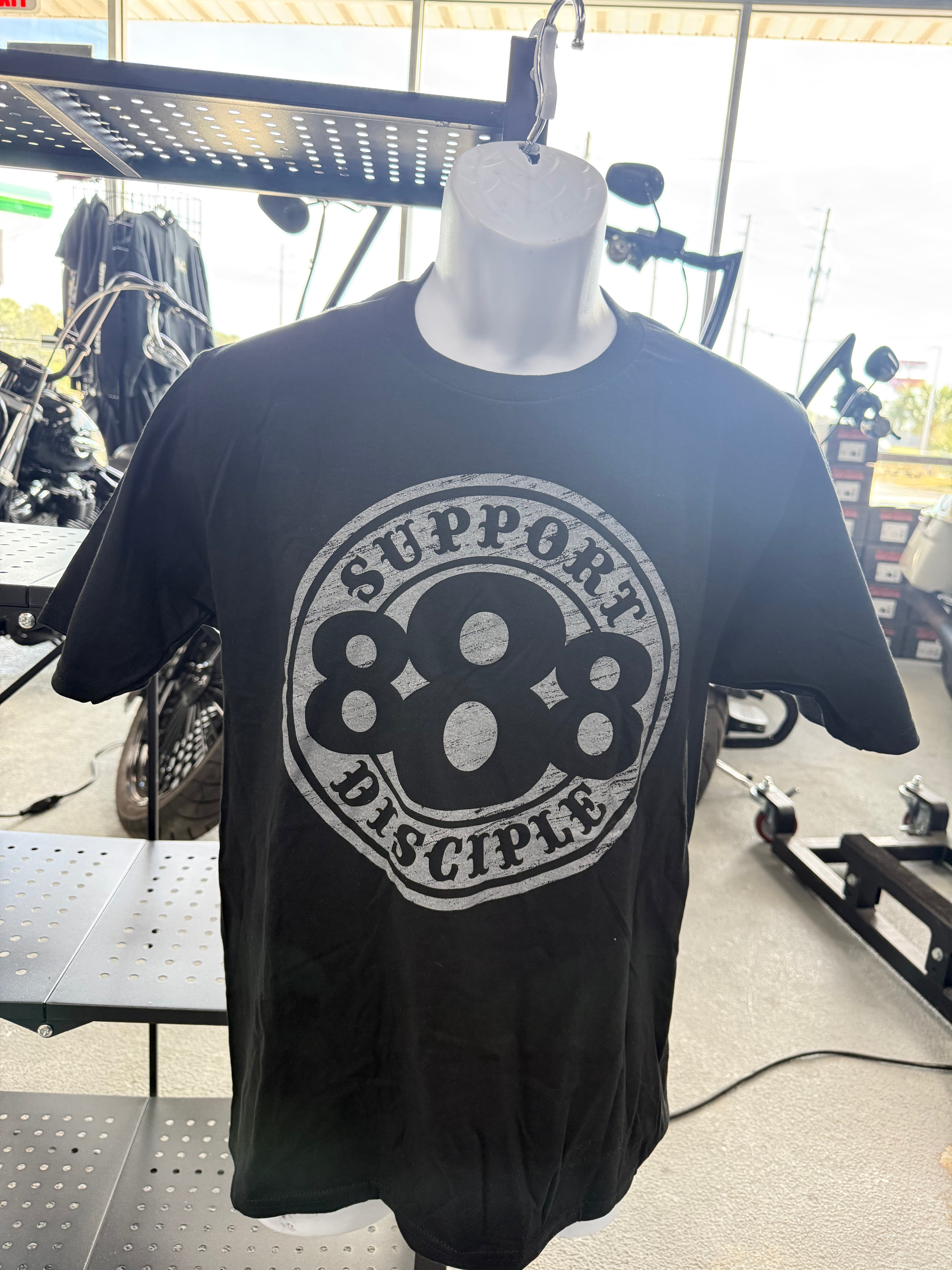 Support 888 Tee Shirt Black