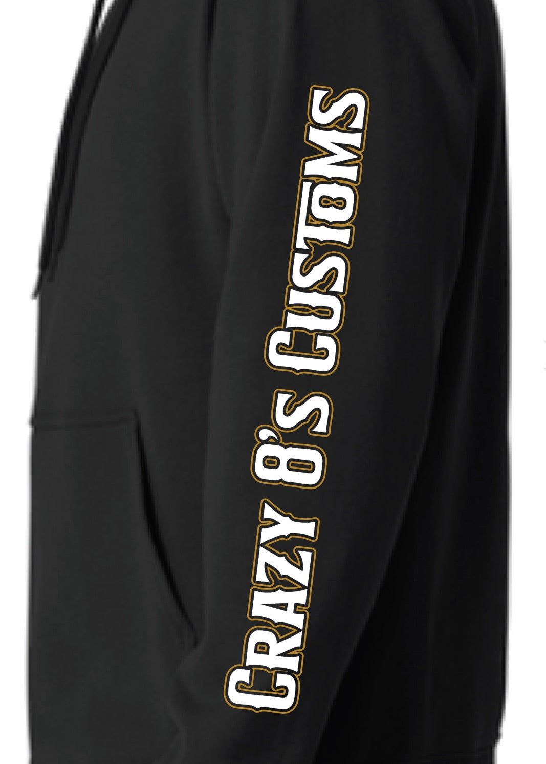 Crazy 8’s Logo Hoodie black