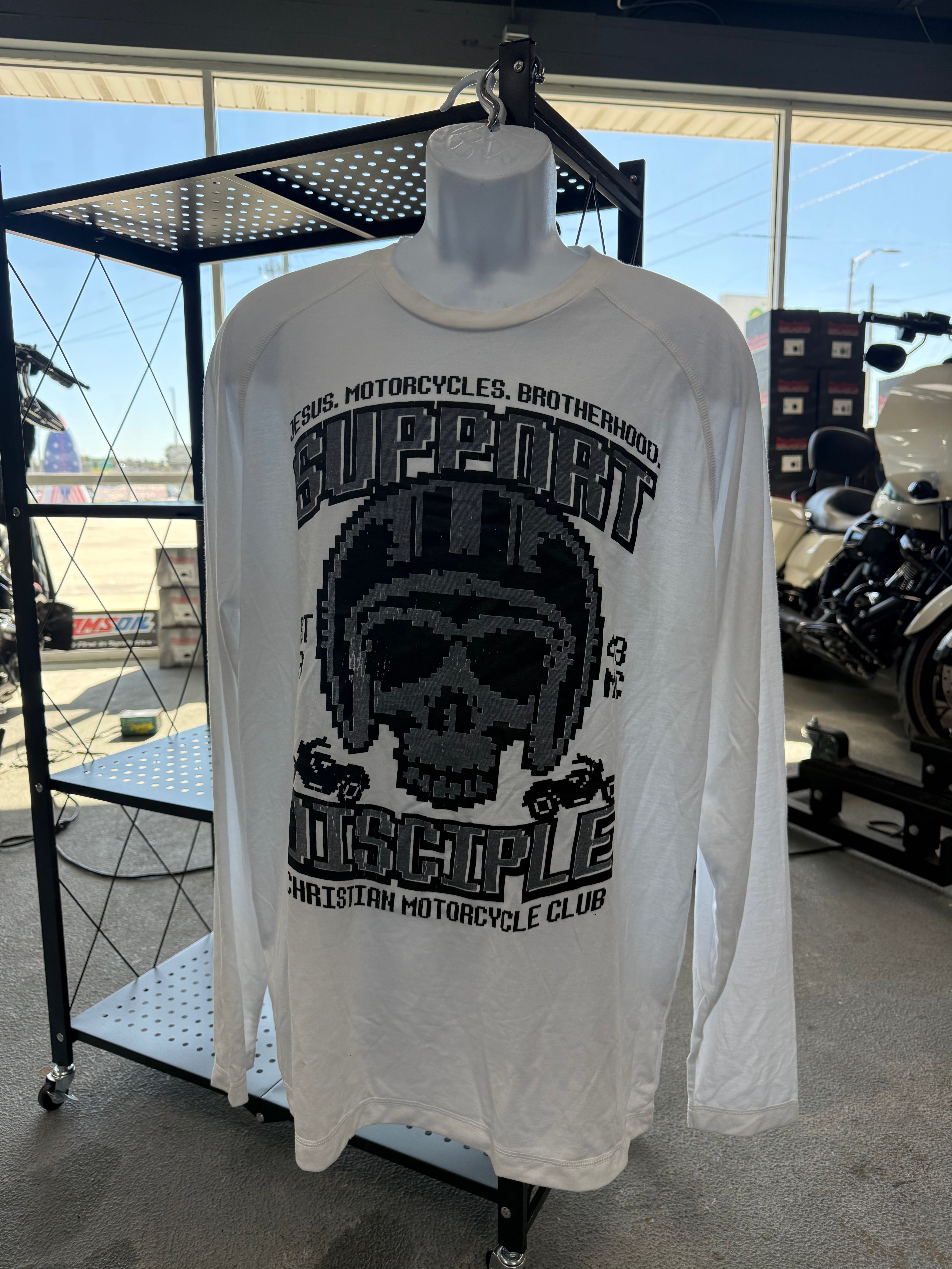 Support Jesus Motorcycles and Brotherhood Tees