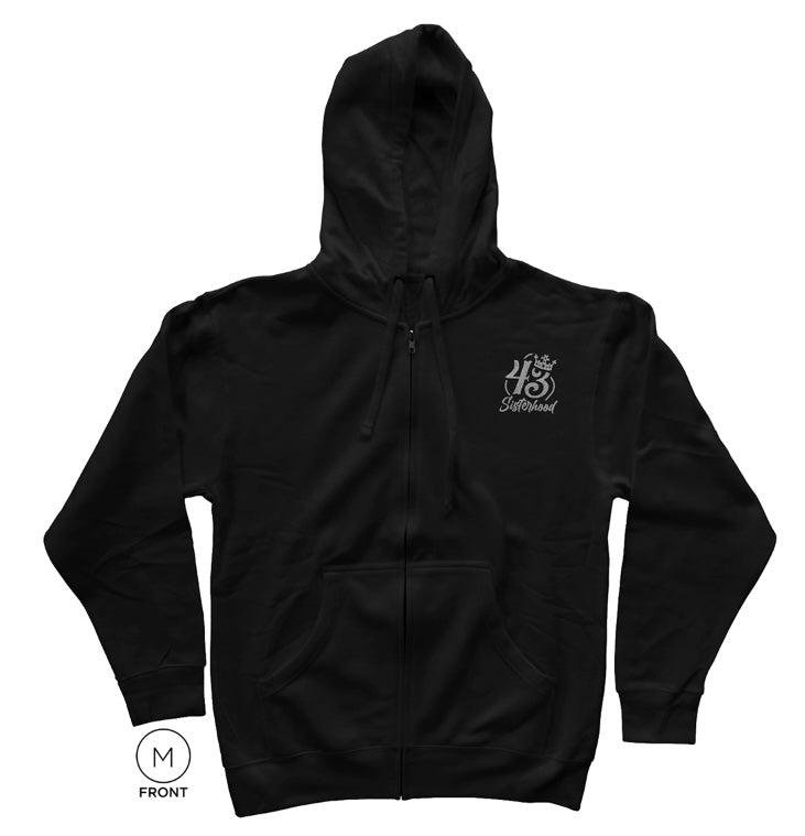 Ladies Zip Up 43 Crown Logo Hoodies