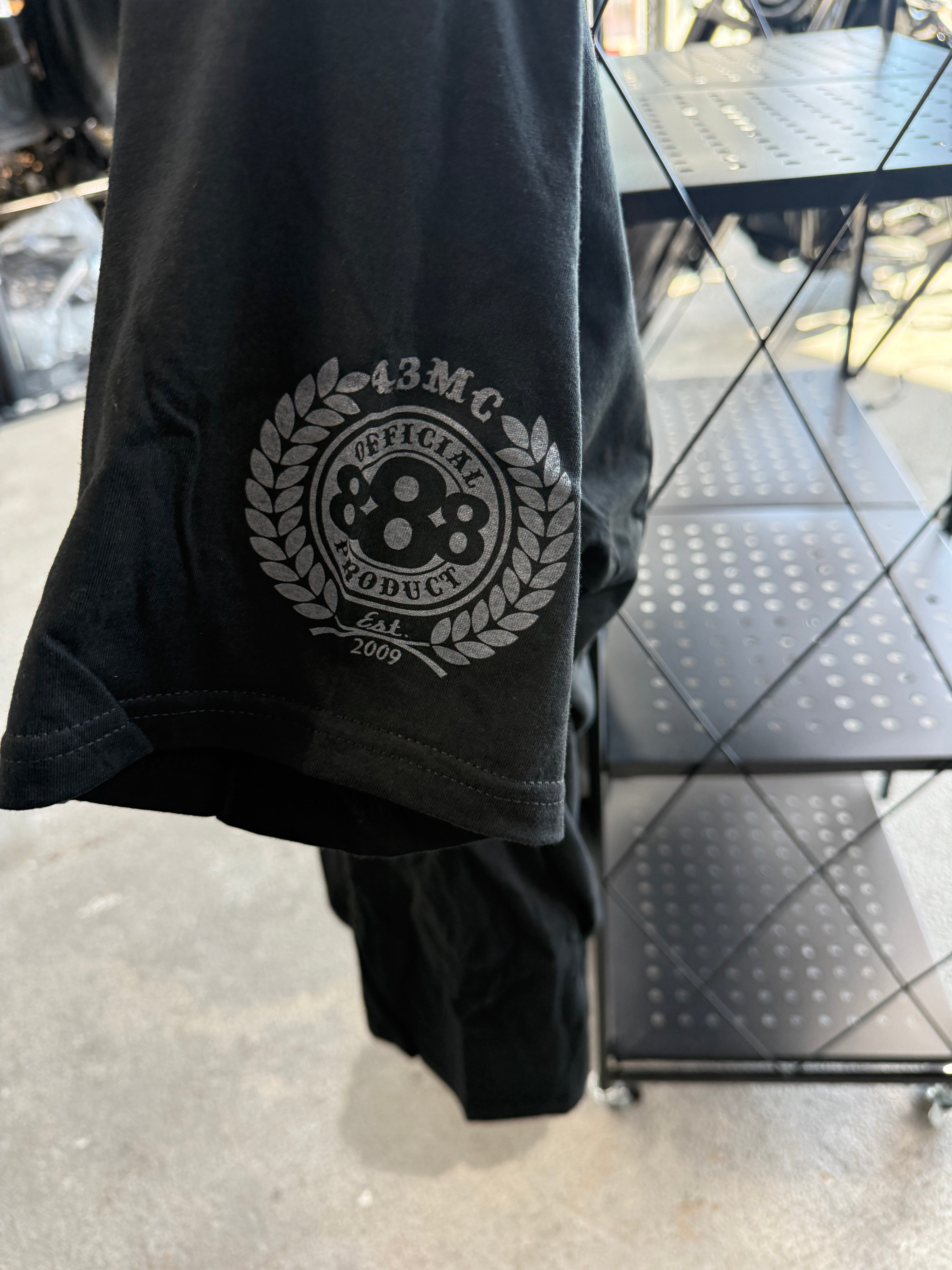 Support Black & Grey All Day Every Day Tee Shirt