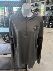 Ladies PullOver UV Long Sleeve Performance Shirts With Hood