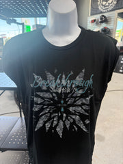 Ladies Breakthrough Tee With Cap Sleeves