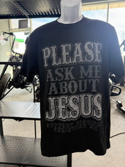 Please Ask me About Jesus USA Run 2025 Tee