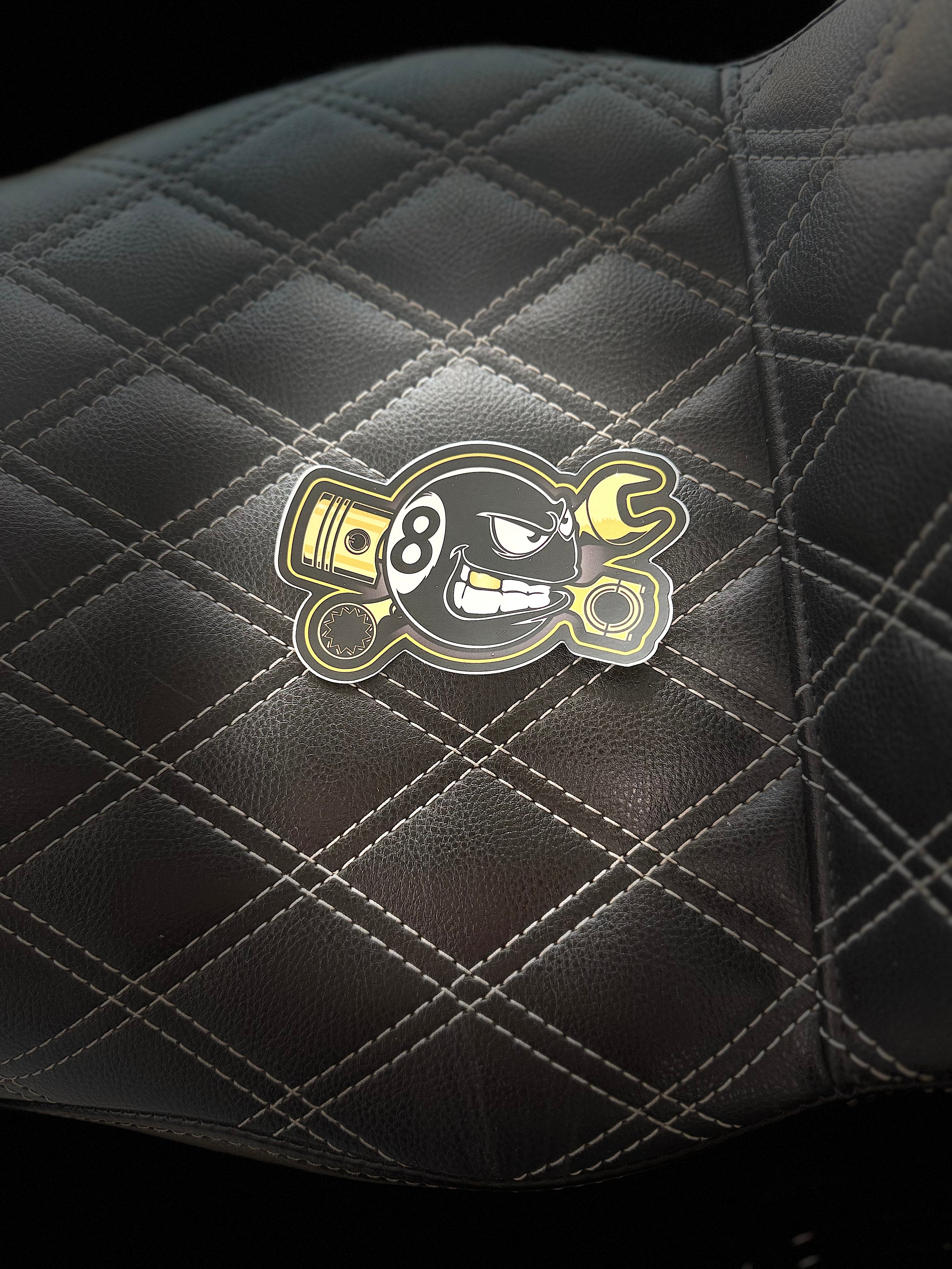 Crazy 8’s Logo sticker