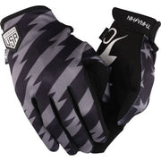 Thrashin Stars & Bolts Stealth Gloves (Black/Gray)