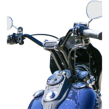 Thrashin Supply Co. Handlebar Risers - Pull Back - 9-1/2" - Black