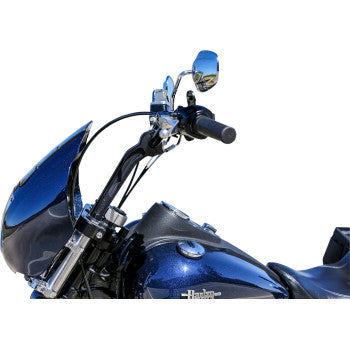 Thrashin Supply Co. Handlebar Risers - Pull Back - 9-1/2" - Black