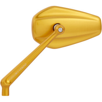 Arlen Ness Mirror - Mini/Stocker - Gold - Left