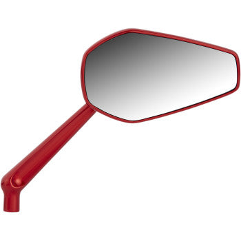 Arlen Ness Mirror - Mini/Stocker - Red - Left