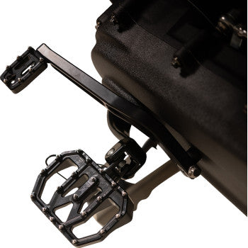 Thrashin Supply Co. Mini Aggressor Floorboards - Black - Rear