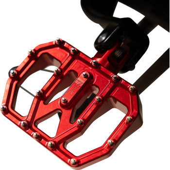 Thrashin Supply Co. Mini Aggressor Floorboards - Red - Rear