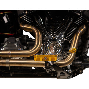Thrashin Supply Co. Mini Aggressor Floorboards - Gold - Rear