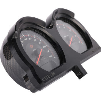 Thrashin Supply Co. Gauge Relocation Kit - Black