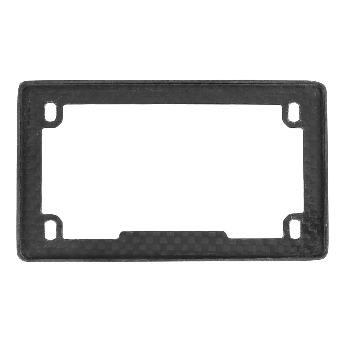Thrashin Supply Co. Carbon Fiber License Plate Frame - Gloss Woven