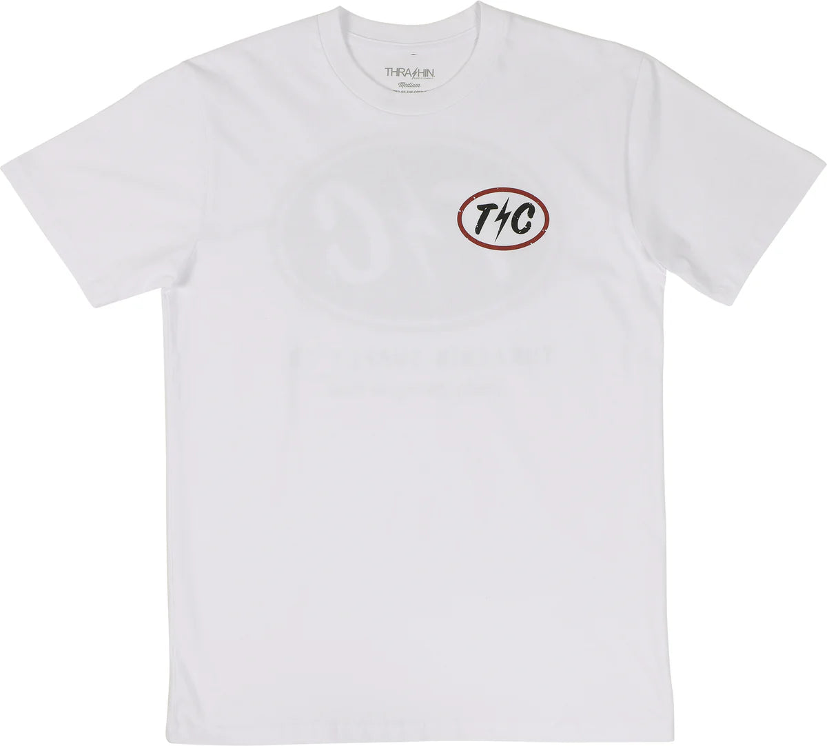 Thrashin Supply Co. Shield Tee - White