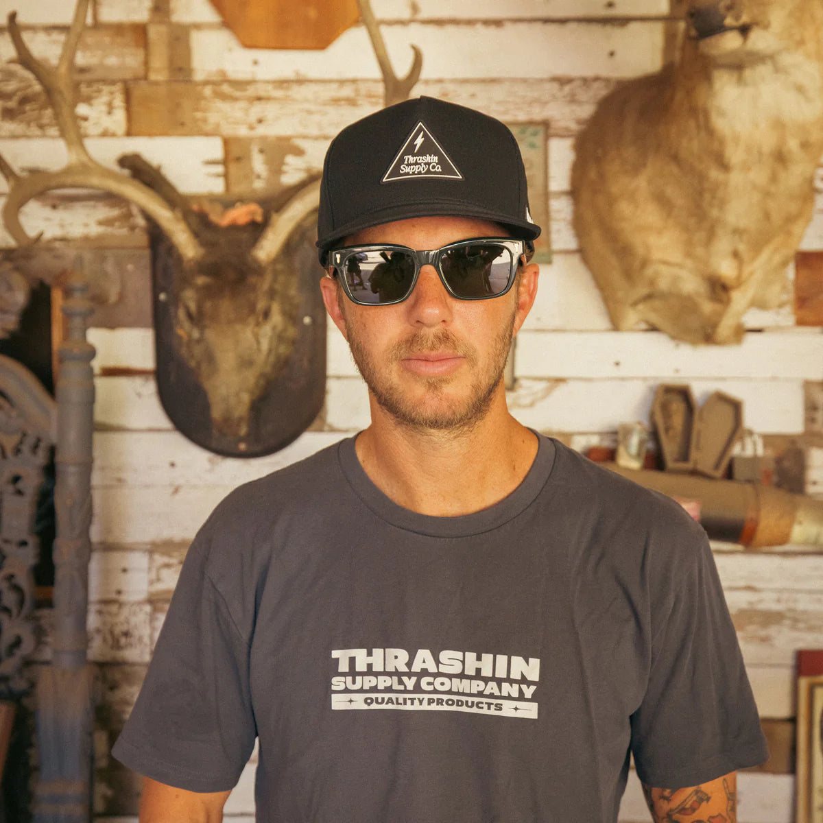 Thrashin Supply Co. Pulse Snapback - Black