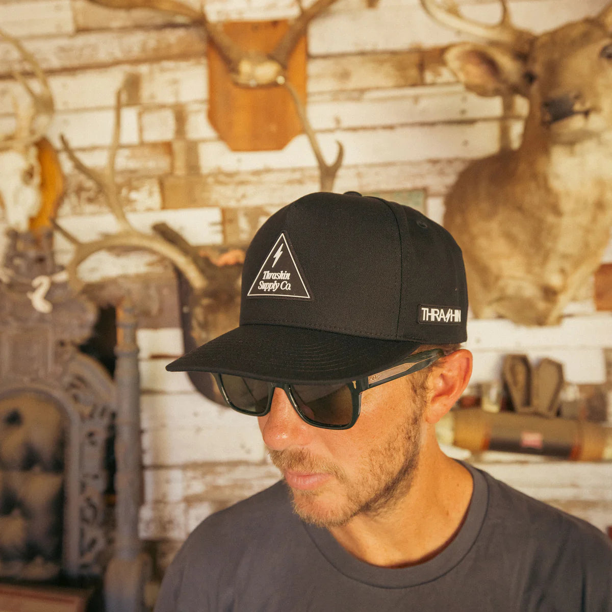Thrashin Supply Co. Pulse Snapback - Black