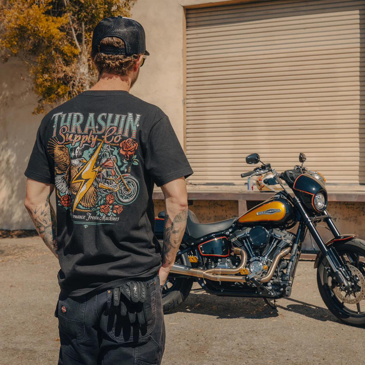 Thrashin Supply Co Freedom Tee - Black