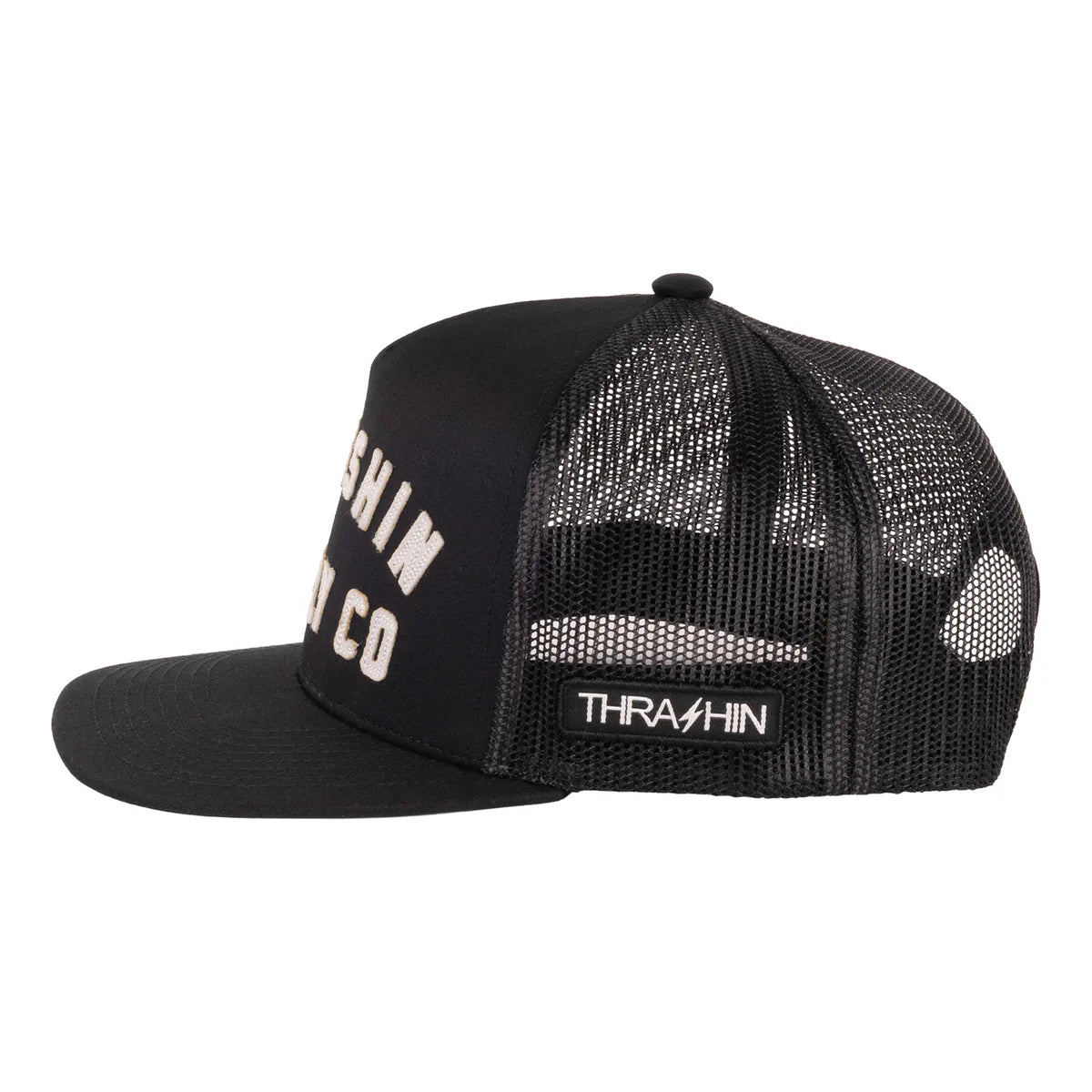 Thrashin Supply Co. Foundation Trucker Snapback - Black