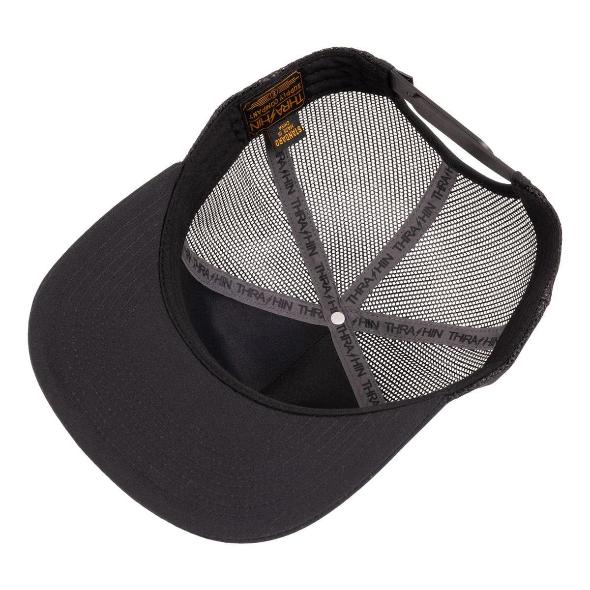 Thrashin Supply Co. Foundation Trucker Snapback - Black
