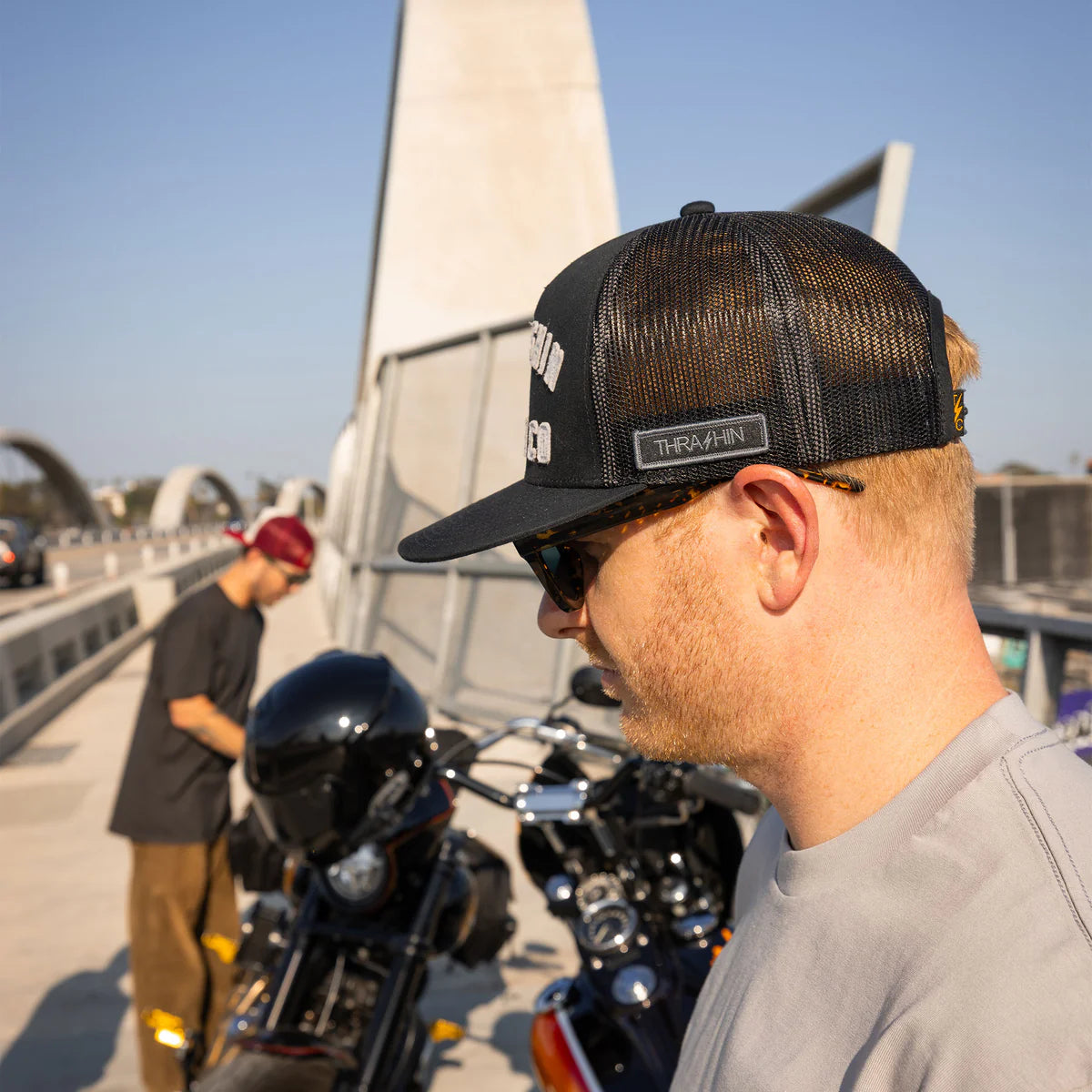 Thrashin Supply Co. Foundation Trucker Snapback - Black