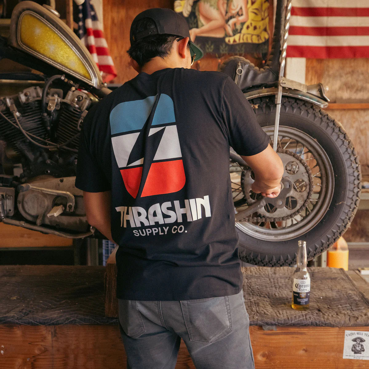 Thrashin Supply Co. Meter Tee - Black