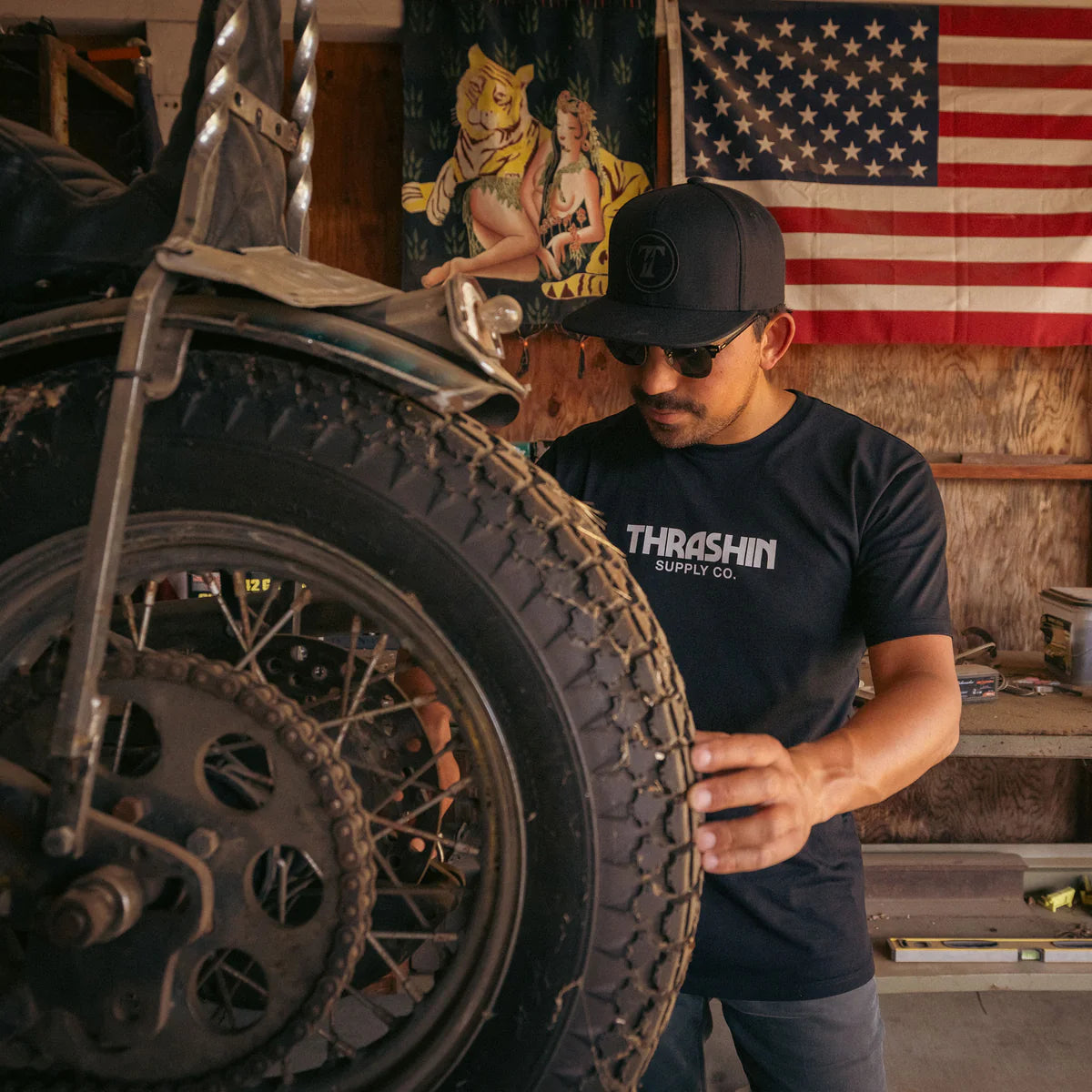 Thrashin Supply Co. Meter Tee - Black