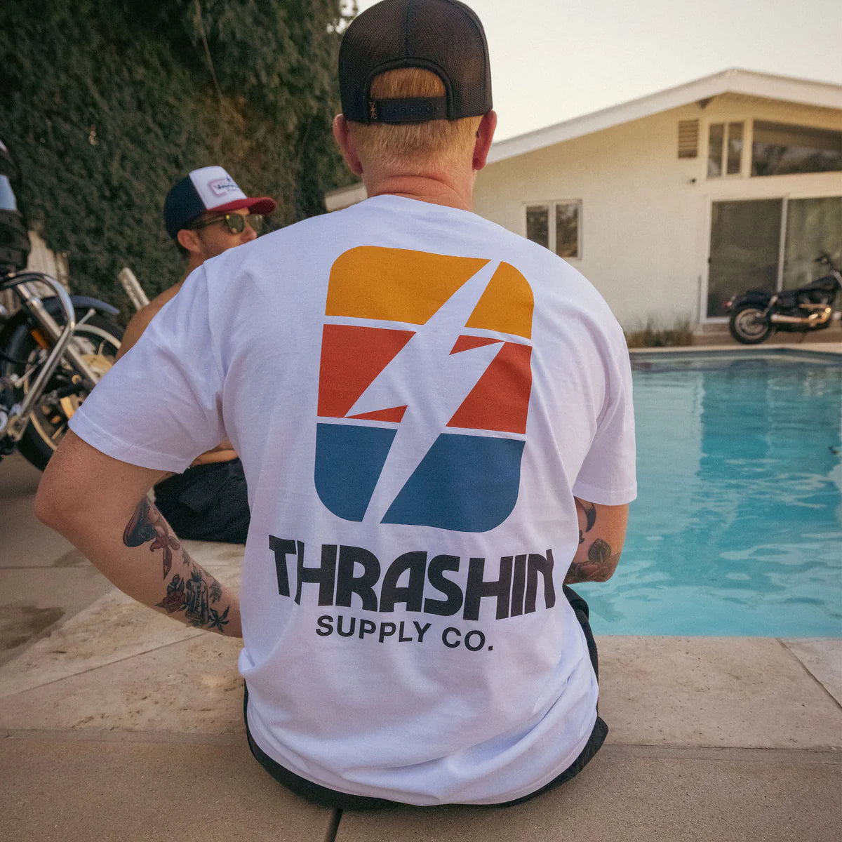 Thrashin Supply Co. Meter Tee - White