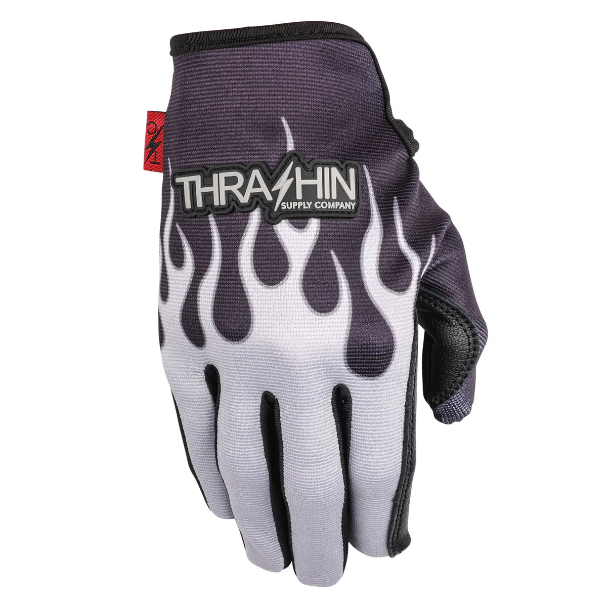 Thrashin Supply Co. Stealth - Leather Palm - Flame - Gray
