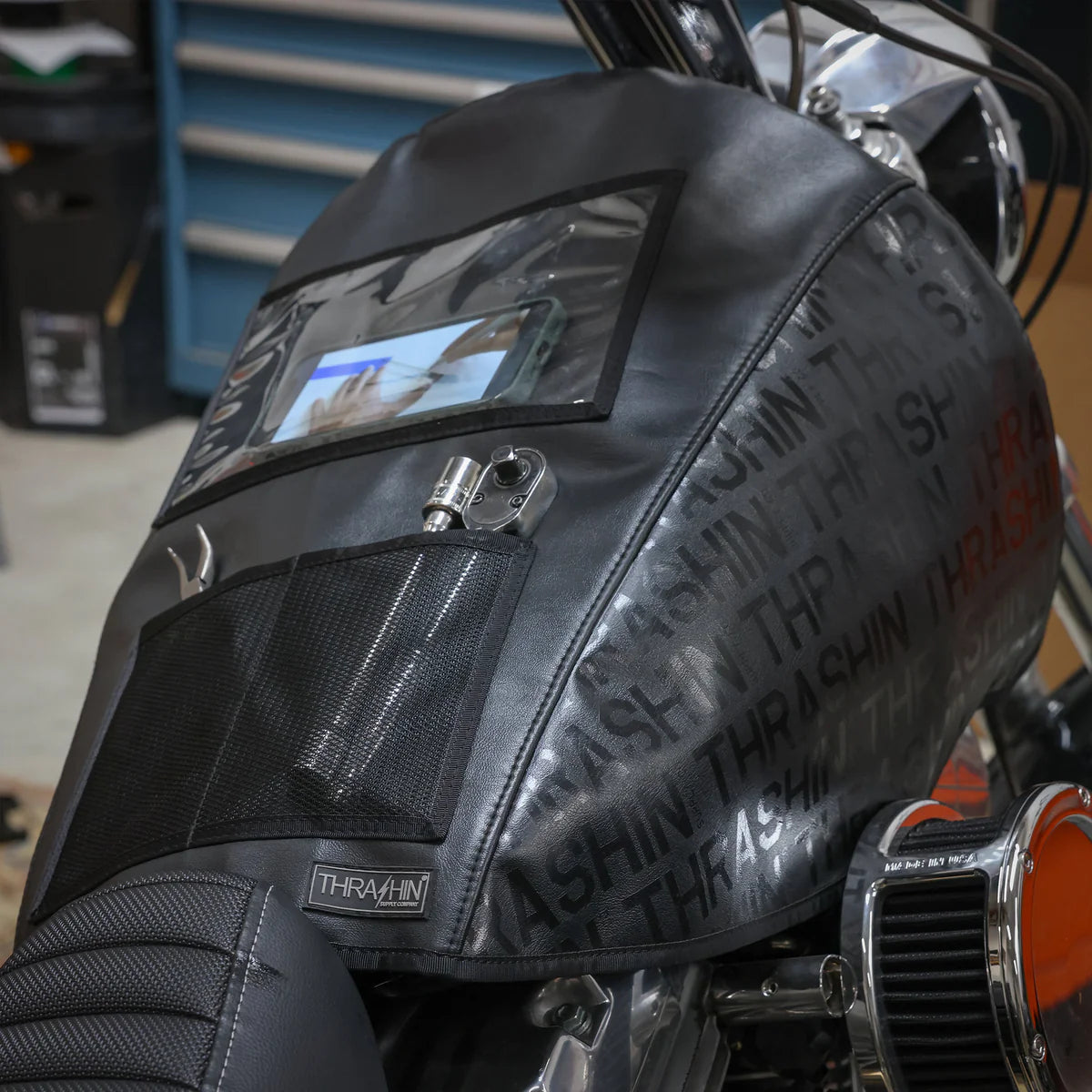 Thrashin Gas Tank Cover- Black