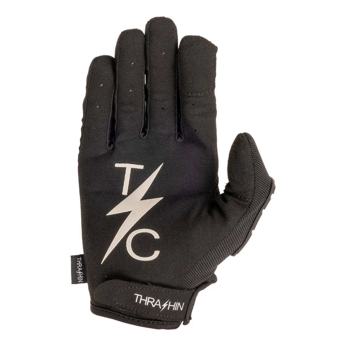 Thrashin Supply Co. Moto Stealth Gloves - Black / Grey