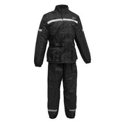 F.M.C. Men’s Motorcycle Rain Gear - Black