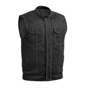 F.M.C. Sharp Shooter Moto Mesh Men's Motorcycle Vest- Black