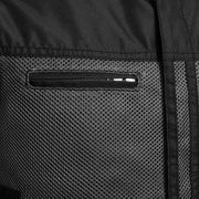 F.M.C. Lowrider Moto Mesh Men's Motorcycle Vest - Black & Grey