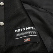 F.M.C. Lowrider Moto Mesh Men's Motorcycle Vest - Black & Grey