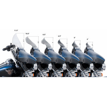Klock Werks Flare™ Windshield - 8-1/2" - Tinted
