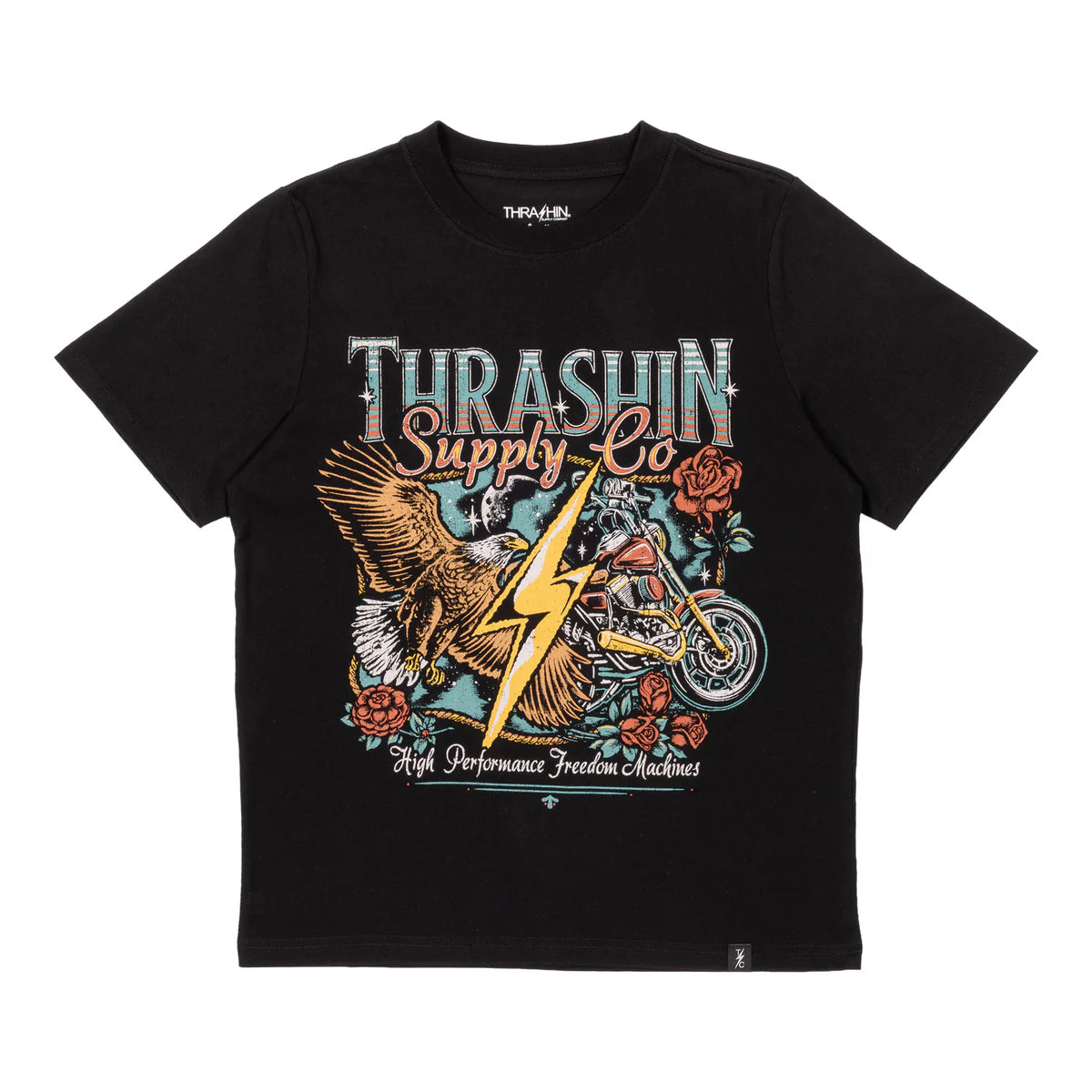 Thrashin Freedom-Woman’s Tee-Black