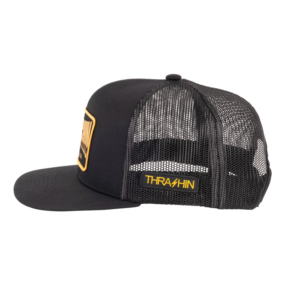 Thrashin Wire Trucker SnapBack-Black
