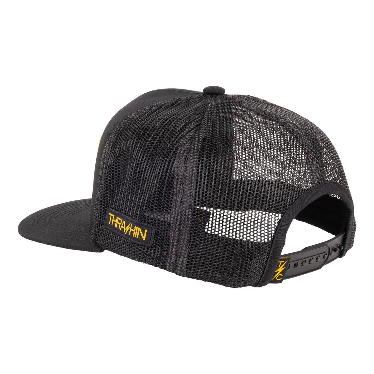 Thrashin Wire Trucker SnapBack-Black