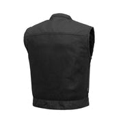 F.M.C. Lowrider Moto Mesh Men's Motorcycle Vest -BLACK