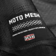 F.M.C. Lowrider Moto Mesh Men's Motorcycle Vest -Black/White