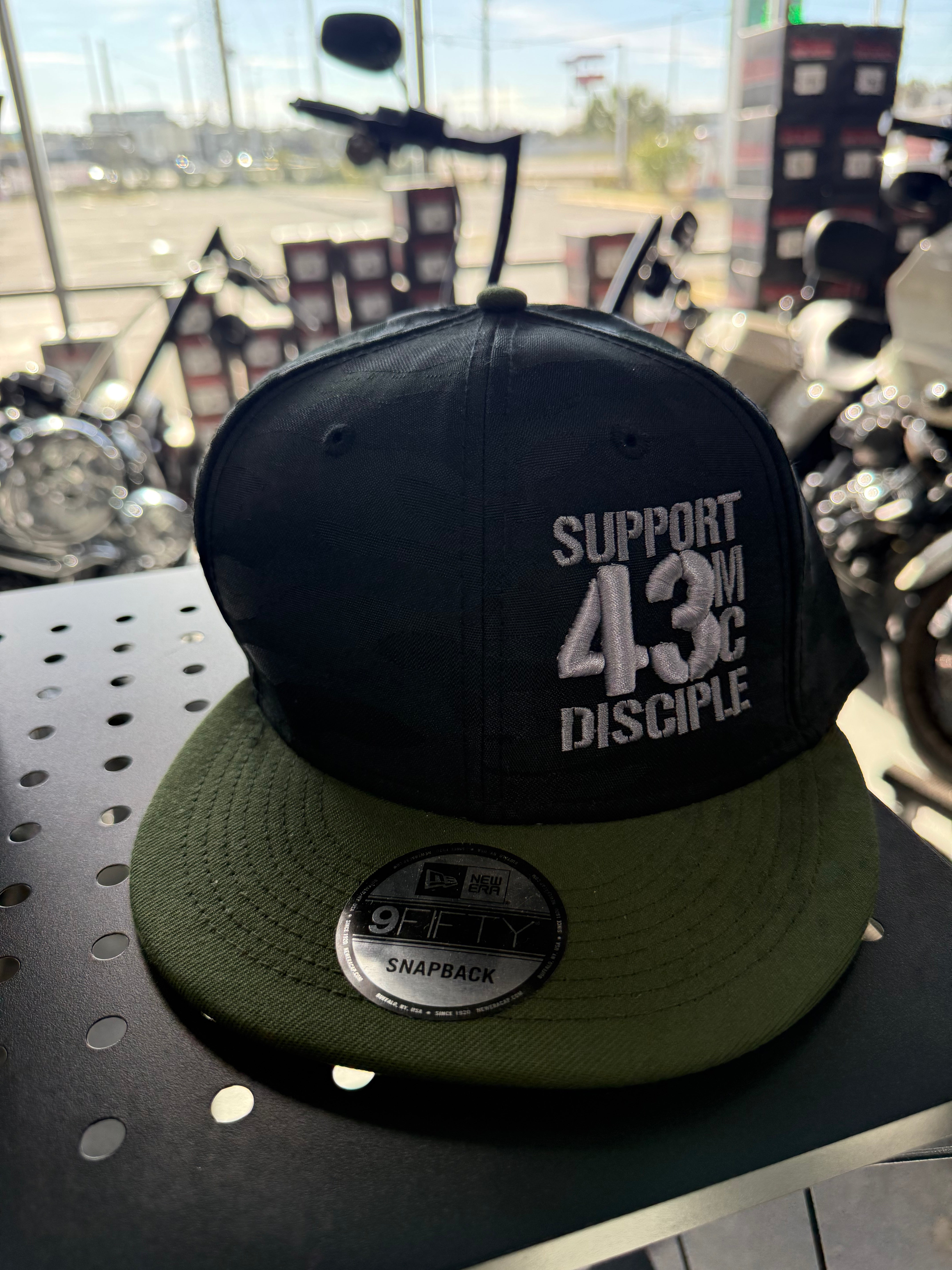 Support 43 Camo SnapBack Flatbill hats