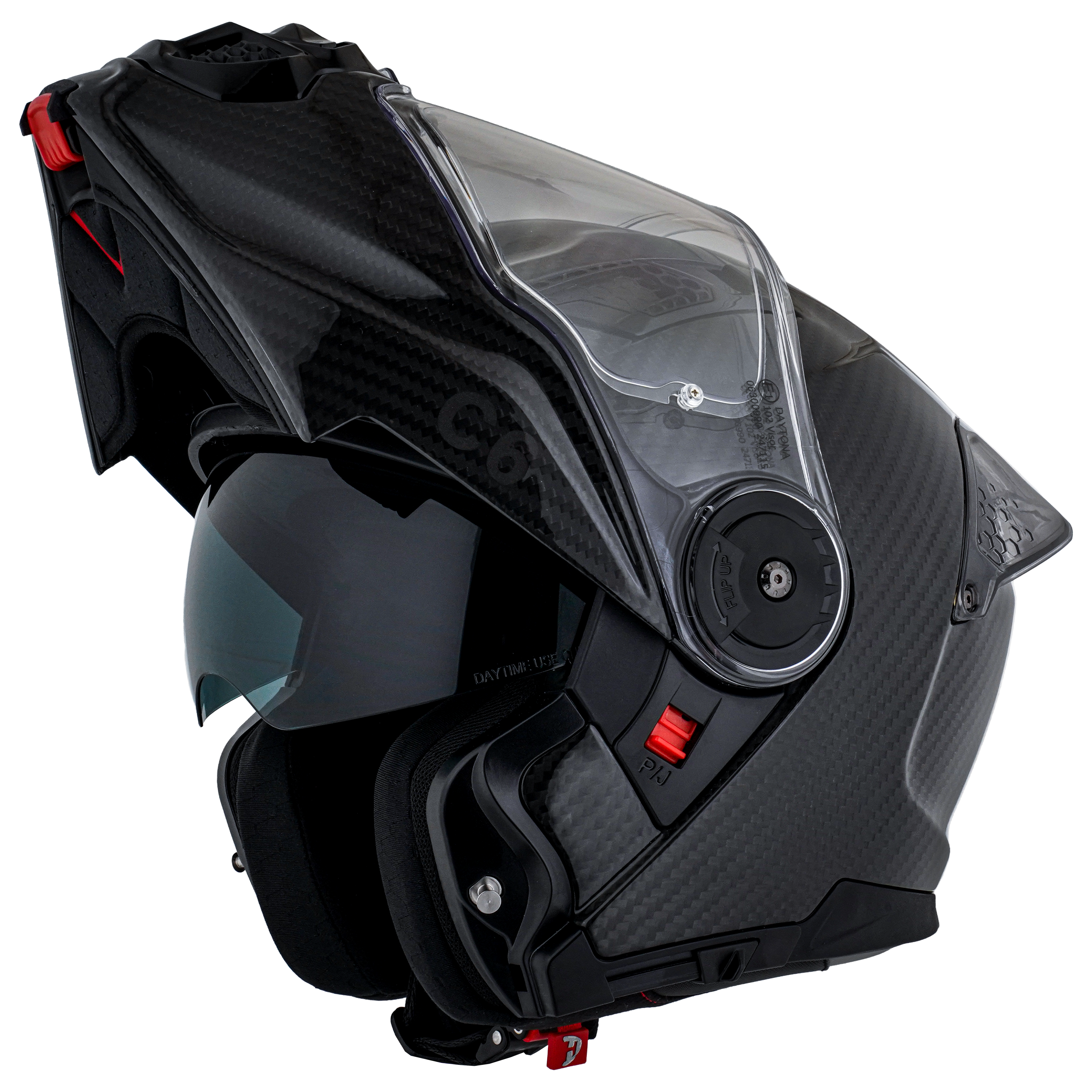 D.O.T. & ECE Daytona C6 Pro- Grey Carbon Fiber