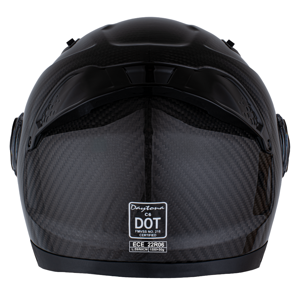 D.O.T. & ECE Daytona C6 Pro- Grey Carbon Fiber