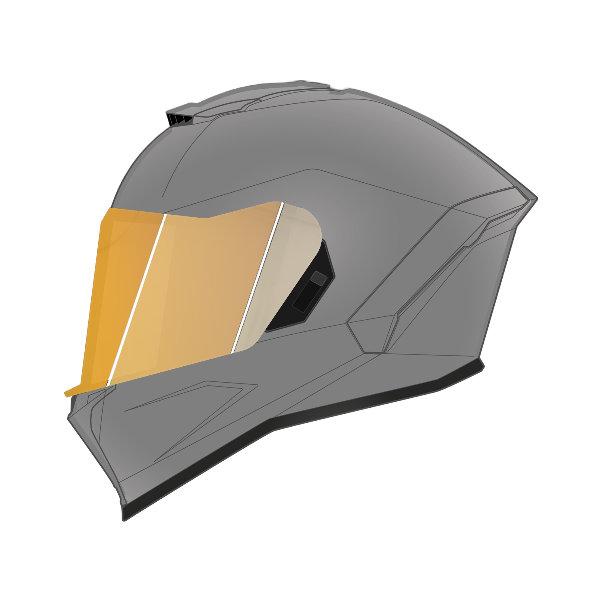 Viper Shield Outer- Photochromic Gold