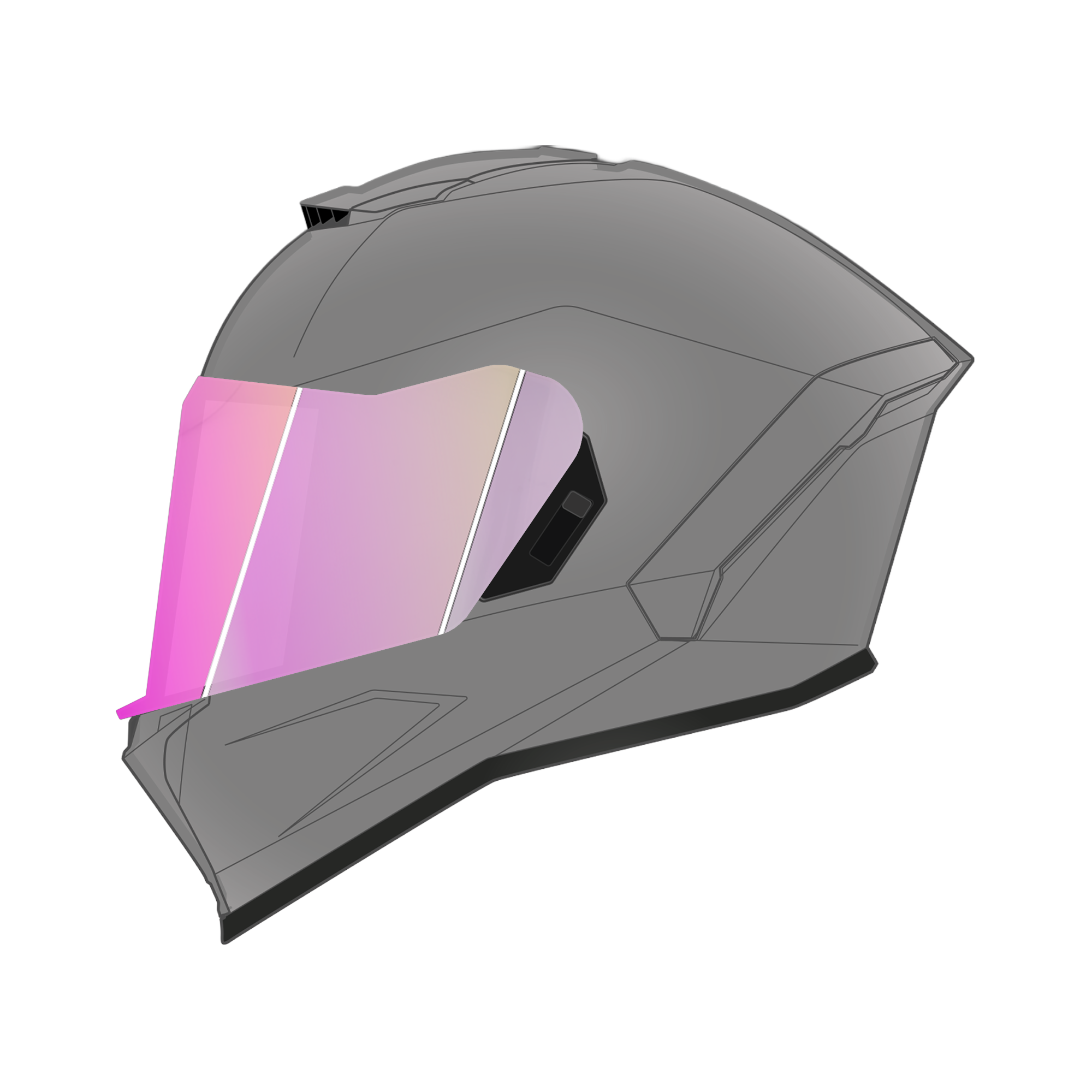 Viper Shield Outer- Photochromic Pink
